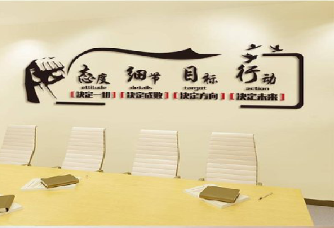 淮滨企业文化墙主要展示什么？