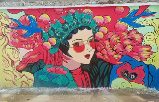 淮滨墙体彩绘-网红墙