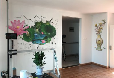 淮滨墙体彩绘相比墙纸的优势。