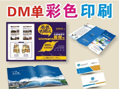 淮滨单页印刷，色彩搭配简单。