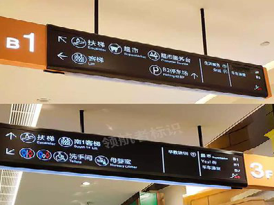 淮滨如何通过商场标识牌引导客流分布？