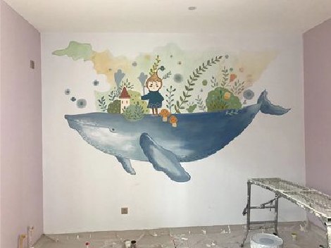 淮滨手绘墙的特点及优势。